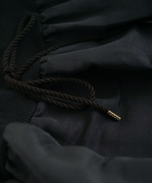 Mochi.モチ.long skirt [ms22-sk-01/black]