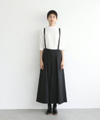 Mochi.モチ.suspender wide pants [mo-pt-01/black]