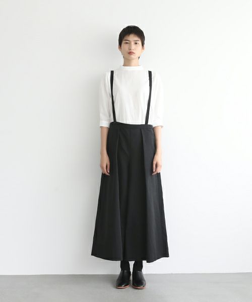 Mochi.モチ.suspender wide pants [mo-pt-01/black]