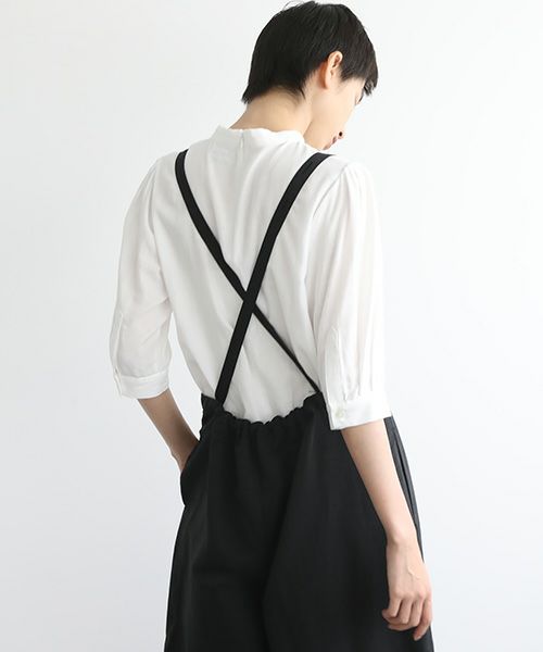 Mochi.モチ.suspender wide pants [mo-pt-01/black]