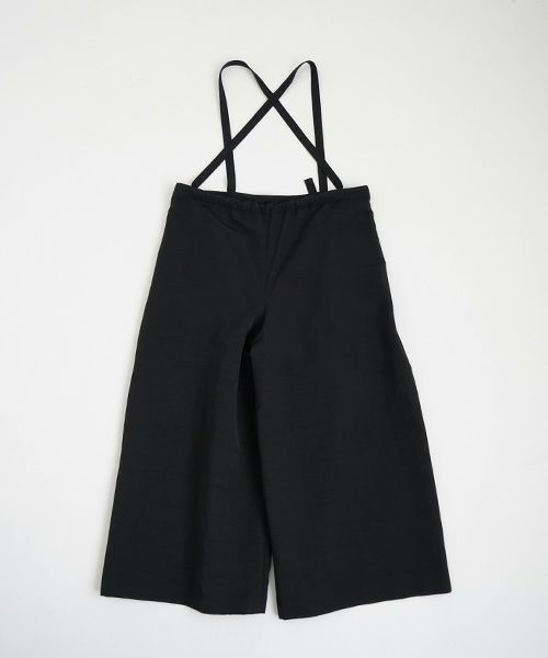 Mochi.モチ.suspender wide pants [mo-pt-01/black]