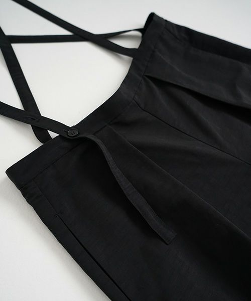 Mochi.モチ.suspender wide pants [mo-pt-01/black]