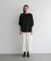 Mochi.モチ.cropped wide pants [mo-pt-01/white・]