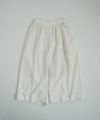 Mochi.モチ.cropped wide pants [mo-pt-01/white・]