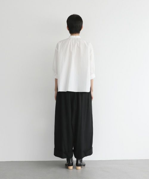 Mochi.モチ.cropped wide pants [mo-pt-01/black]