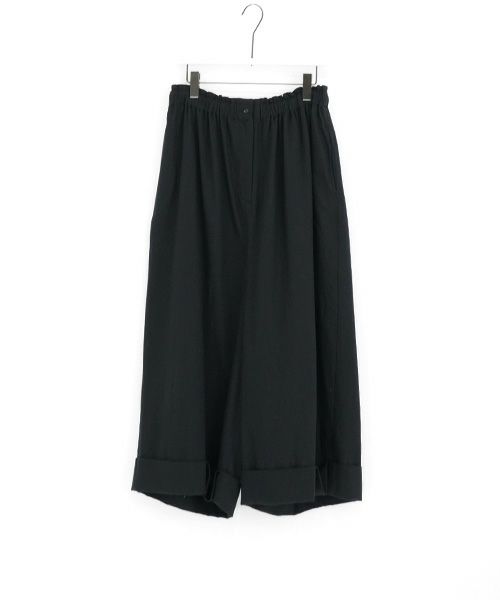 Mochi.モチ.cropped wide pants [mo-pt-01/black]
