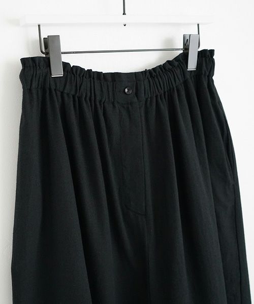 Mochi.モチ.cropped wide pants [mo-pt-01/black]