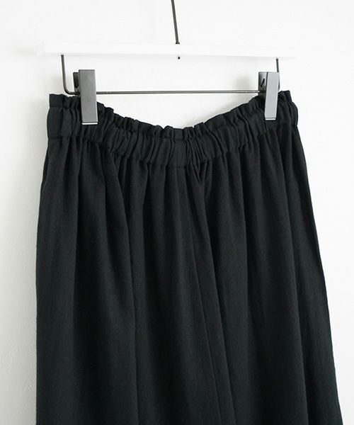Mochi.モチ.cropped wide pants [mo-pt-01/black]