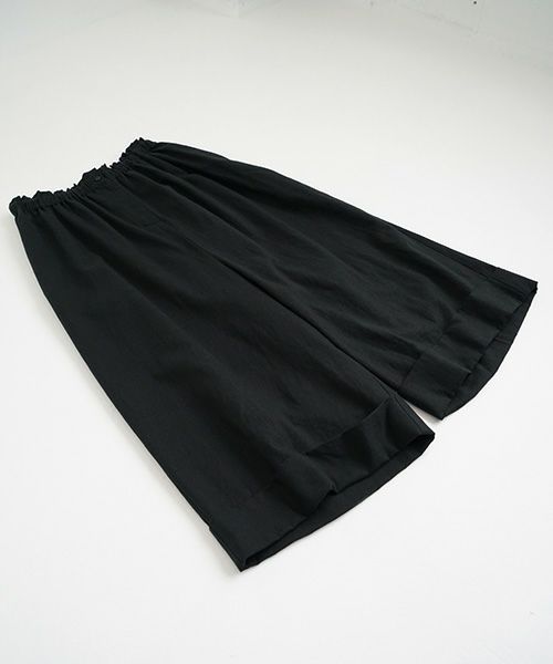 Mochi.モチ.cropped wide pants [mo-pt-01/black]