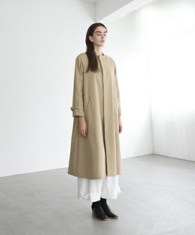 Mochi.モチ.tuck trench coat [mo-co-01/beige]