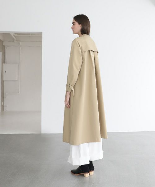Mochi.モチ.tuck trench coat [mo-co-01/beige]
