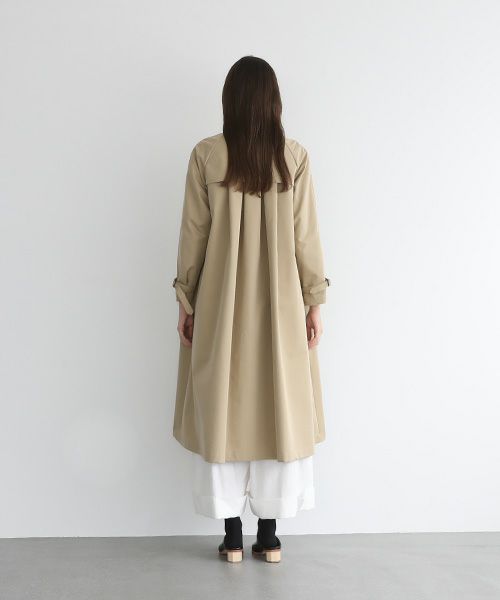 Mochi.モチ.tuck trench coat [mo-co-01/beige]