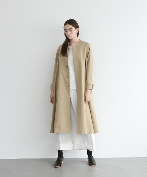 Mochi.モチ.tuck trench coat [mo-co-01/beige]