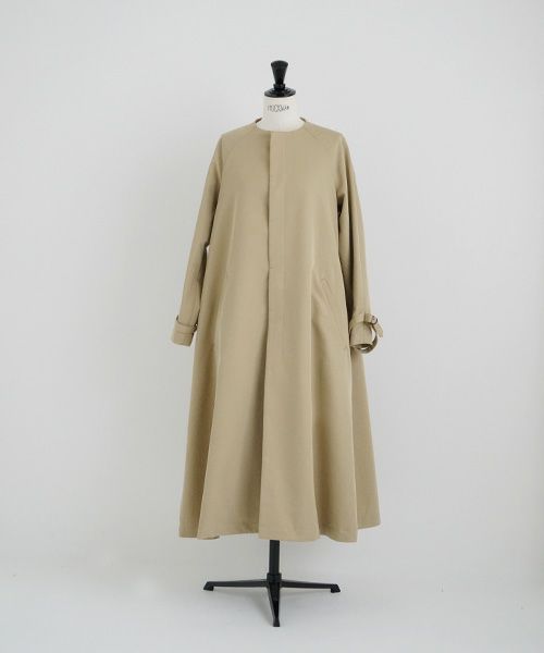 Mochi.モチ.tuck trench coat [mo-co-01/beige]