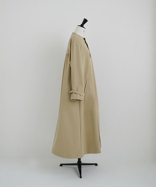 Mochi.モチ.tuck trench coat [mo-co-01/beige]