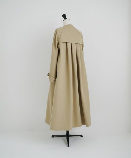 Mochi.モチ.tuck trench coat [mo-co-01/beige]