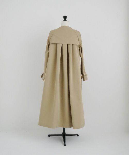 Mochi.モチ.tuck trench coat [mo-co-01/beige]
