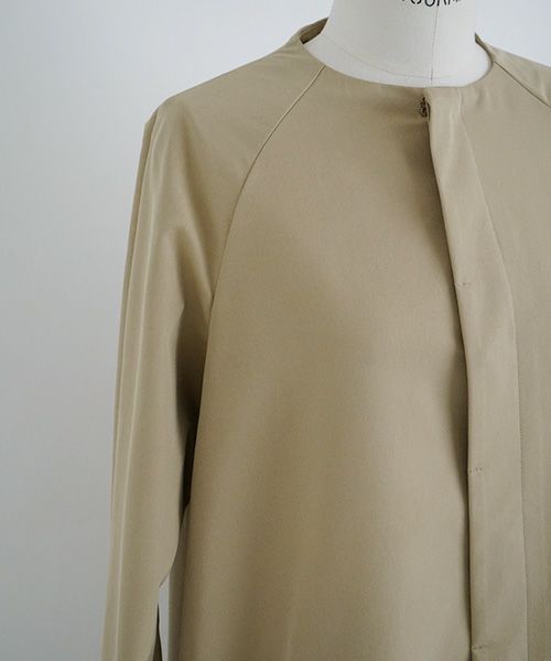 Mochi.モチ.tuck trench coat [mo-co-01/beige]