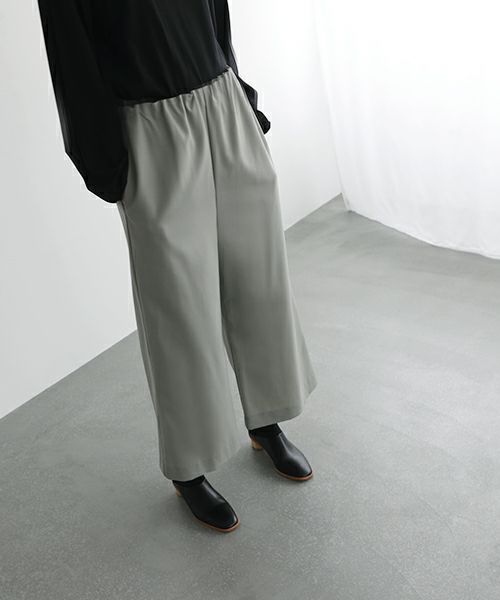 Mochi.モチ.wide pants [mo-pt-02-/green grey]