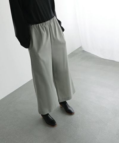 Mochi モチ wide pants [green grey] 