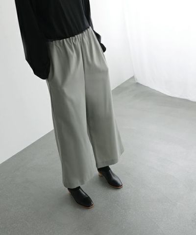 Mochi.モチ.wide pants [mo-pt-02-/green grey]