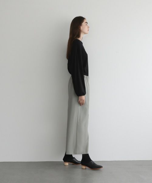 Mochi.モチ.wide pants [mo-pt-02-/green grey]