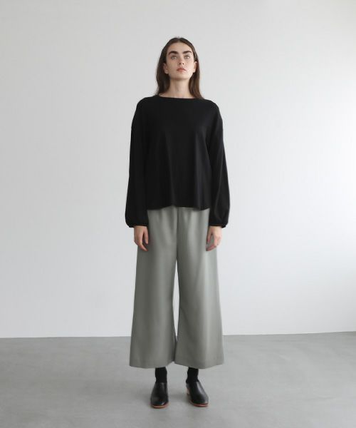 Mochi.モチ.wide pants [mo-pt-02-/green grey]
