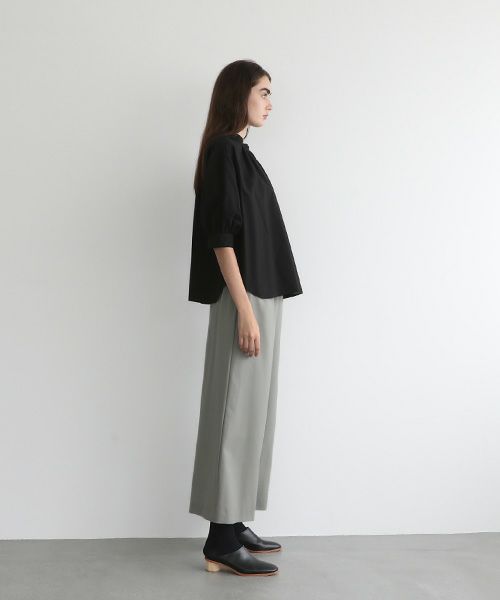 Mochi.モチ.wide pants [mo-pt-02-/green grey]