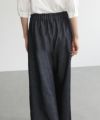 Mochi.モチ.wide deinm pants [mo-pt-04-/dark indigo]