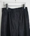 Mochi.モチ.wide deinm pants [mo-pt-04-/dark indigo]
