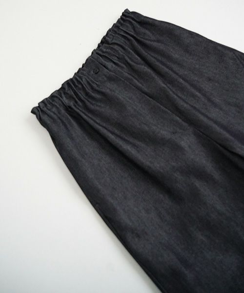 Mochi.モチ.wide deinm pants [mo-pt-04-/dark indigo]