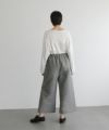 Mochi.モチ.Jacquard wide pants [mo-pt-03/green grey]
