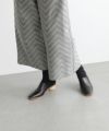 Mochi.モチ.Jacquard wide pants [mo-pt-03/green grey]