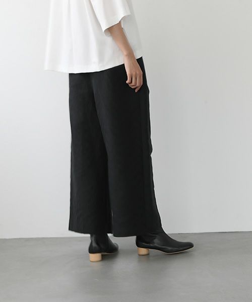 Mochi.モチ.Jacquard wide pants [mo-pt-03/black]