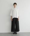Mochi.モチ.Jacquard wide pants [mo-pt-03/black]