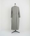 Mochi.モチ.high neck dress [mo-op-01-/green grey]