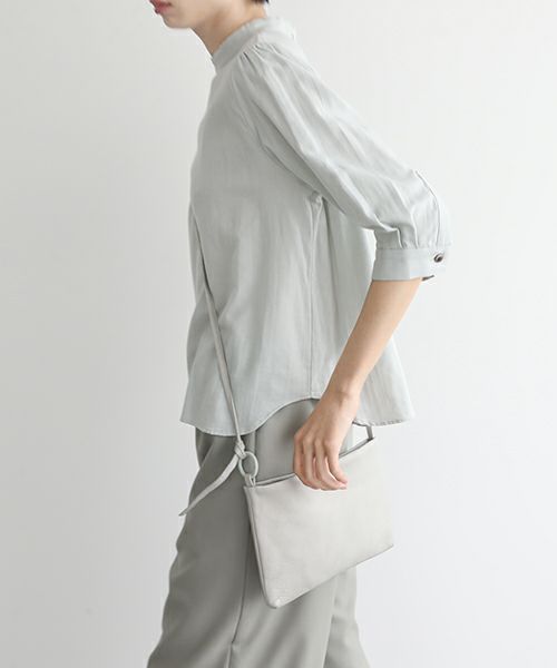 Mochi.モチ.horizontal bag [ma-pro-11/grey green]