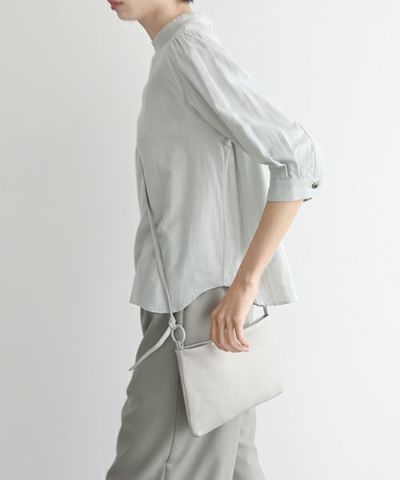 Mochi.モチ.horizontal bag [ma-pro-11/grey green]