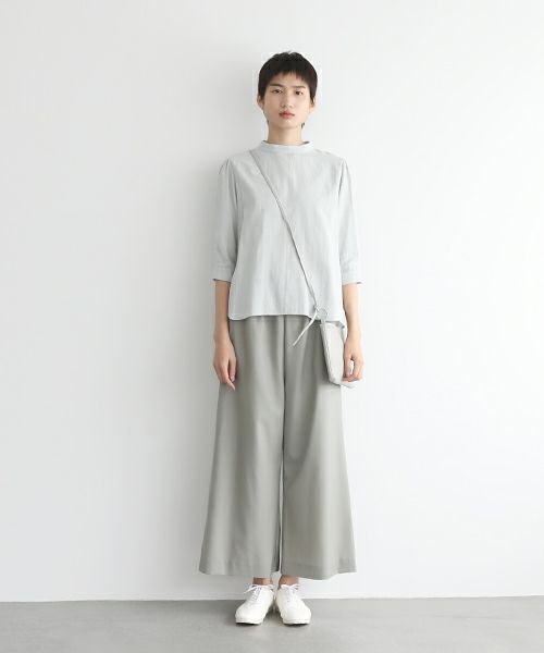 Mochi.モチ.horizontal bag [ma-pro-11/grey green]