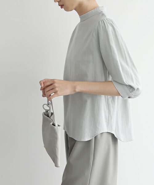 Mochi.モチ.horizontal bag [ma-pro-11/grey green]