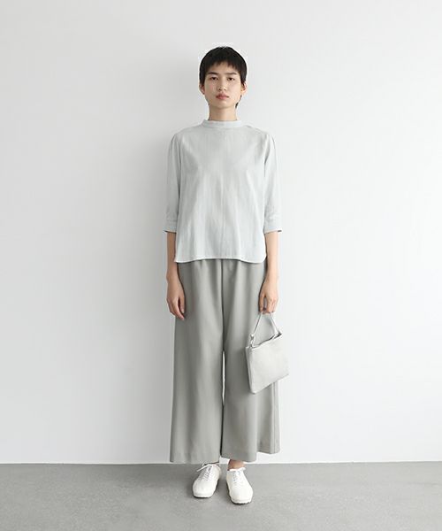 Mochi.モチ.horizontal bag [ma-pro-11/grey green]