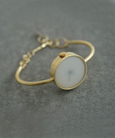 Mochi/モチ.【限定】nejicommu × Mochi.GEM CHAIN BRACELET [gold・]