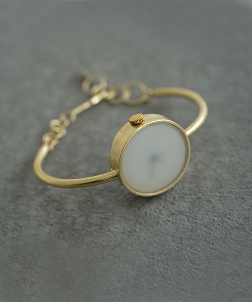 Mochi/モチ.【限定】nejicommu × Mochi.GEM CHAIN BRACELET [gold・]