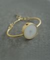 Mochi/モチ.【限定】nejicommu × Mochi.GEM CHAIN BRACELET [gold・]
