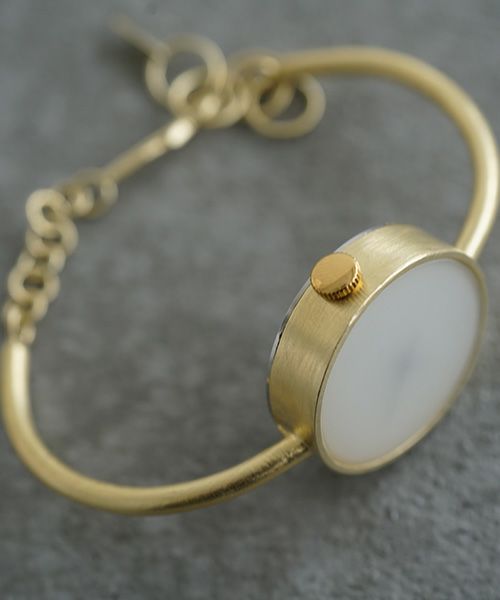 Mochi/モチ.【限定】nejicommu × Mochi.GEM CHAIN BRACELET [gold・]