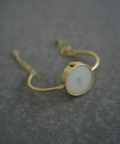 Mochi/モチ.【限定】nejicommu × Mochi.GEM CHAIN BRACELET [gold・]