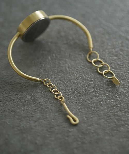 Mochi/モチ.【限定】nejicommu × Mochi.GEM CHAIN BRACELET [gold・]