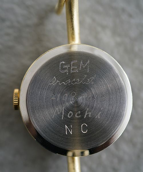 Mochi/モチ.【限定】nejicommu × Mochi.GEM CHAIN BRACELET [gold・]