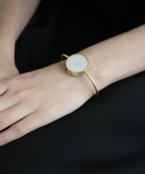 Mochi/モチ.【限定】nejicommu × Mochi.GEM CHAIN BRACELET [gold・]