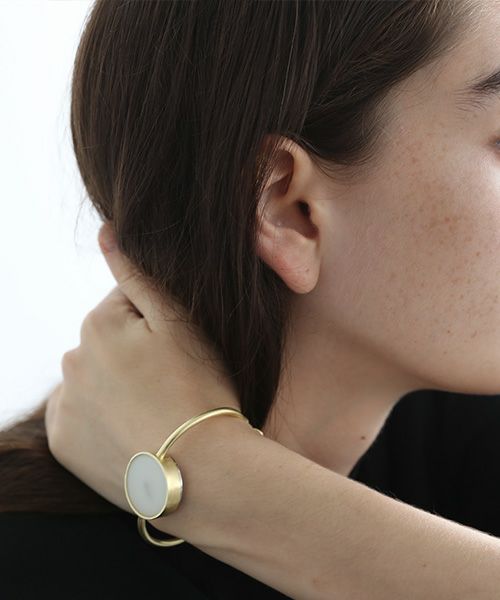 Mochi/モチ.【限定】nejicommu × Mochi.GEM CHAIN BRACELET [gold・]